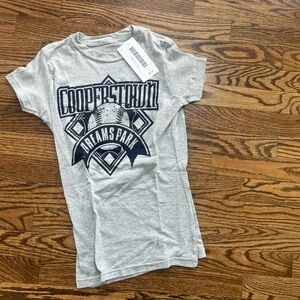Women’s Girls Cooperstown Tee Shirt - XS, NWT